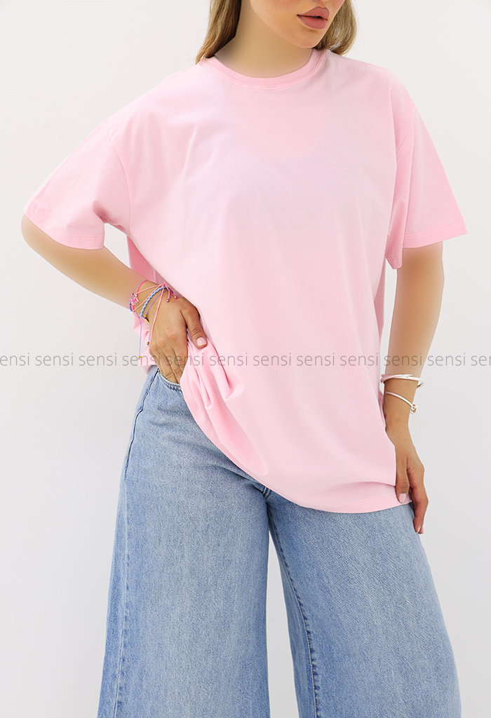 تیشرت لانگ باکسی کد1005983